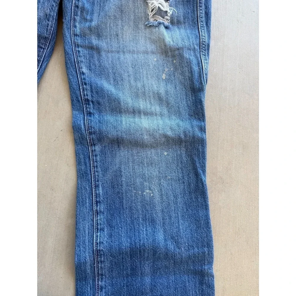 American Eagle Boy Fit Jeans Size 8 Reg Low Rise Bootcut Y2K Style